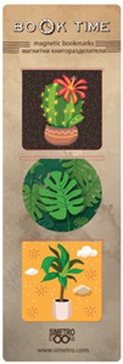 Магнитни разделители за книга Book Time - Цветя