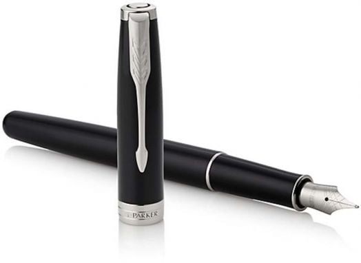 Писалка Parker Royal Sonnet Black Lacquer Chrome Trim