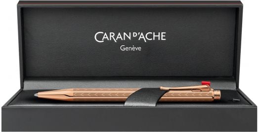 Химикалка Caran d'Ache Ecridor Chevron Rose Gold