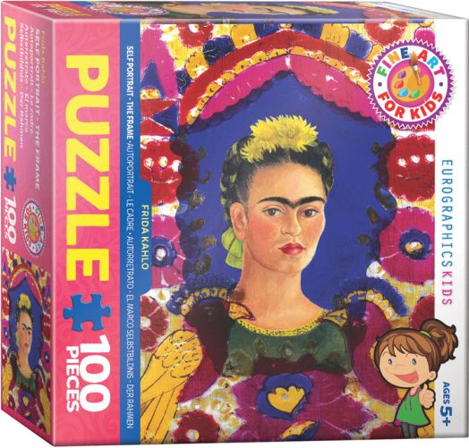 Пъзел Eurographics - Портрет на Фрида Кало, 100 части