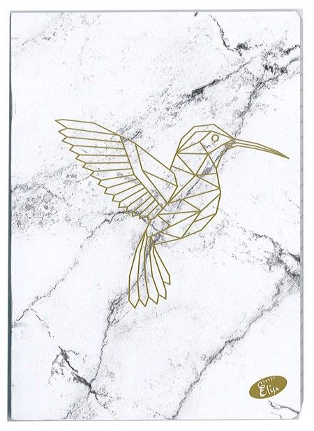 Тетрадка Marble А4, 60 листа - широки редове