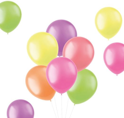 Комплект неонови балони Folat, 10 бр.