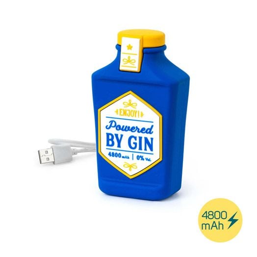 Външна батерия Legami - Powered by Gin, 4800 mAh