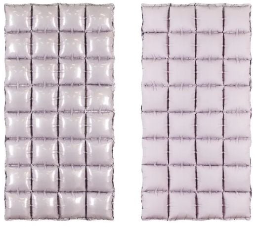 Фолиев балон PartyDeco - Двустранна завеса, лилав