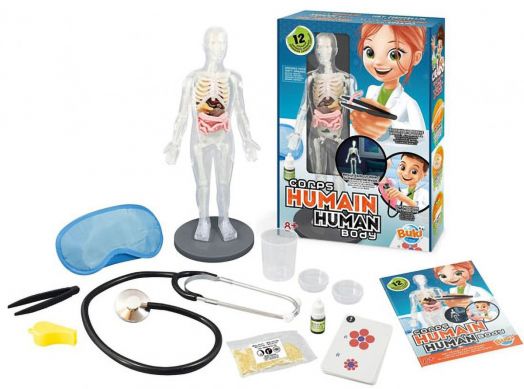 Научен комплект Buki: Човешкото тяло с 12 експеримента