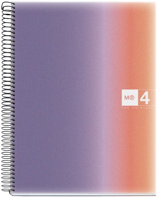 Тетрадка Miquelrius Aurora Provence А4 със спирала, 120 листа на широки редове