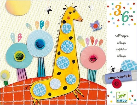 Комплект за рисуване с колажи Djeco - So Pop