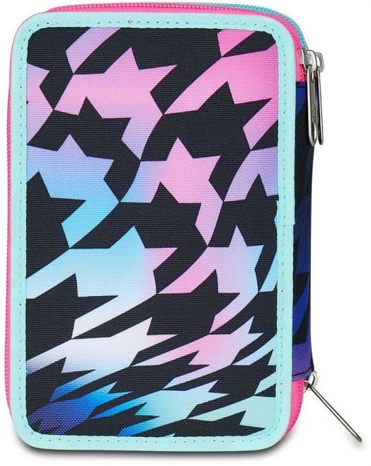 Ученически несесер Seven Glow Love с три отделения, пълен