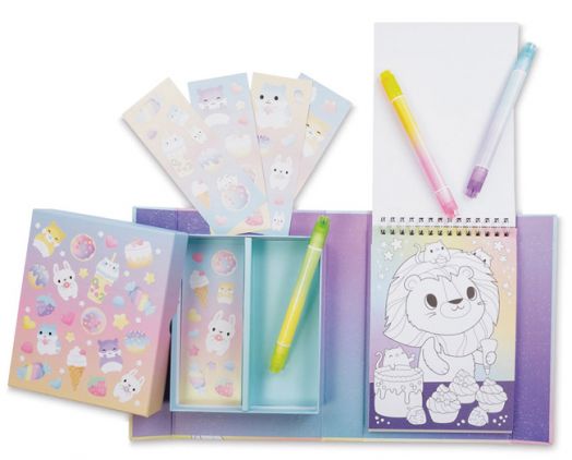 Комплект за оцветяване Tiger Tribe - Kawaii Cafe