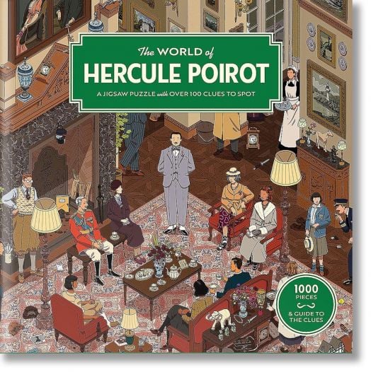 Пъзел Laurence King: The World of Hercule Poirot, 1000 части