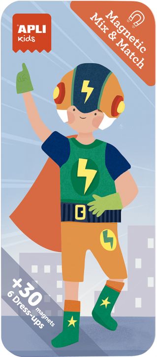 Детска магнитна игра Apli Kids - Супергерой