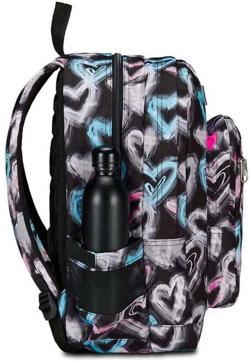 Ученическа раница Seven Freethink Heart с две отделения и USB порт