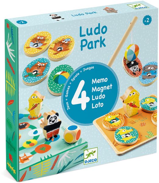 Комплект 4 детски игри Djeco: Ludo Park