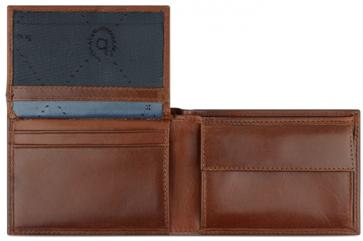 Мъжки портфейл Bugatti Nobile, коняк