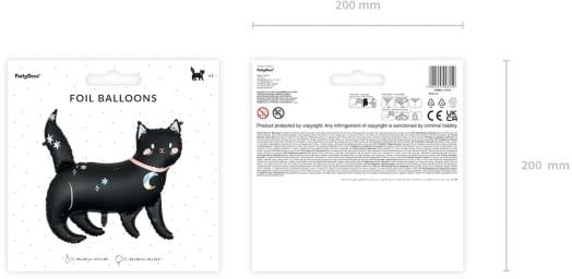 Фолиев балон PartyDeco - Котка