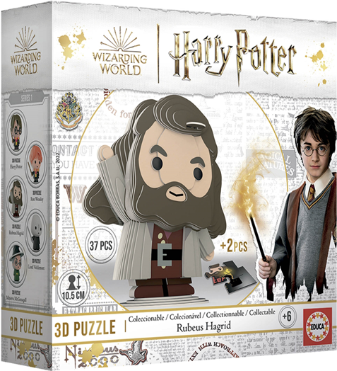 3D Пъзел Educa: Мини фигурка Рубиъс Хагрид