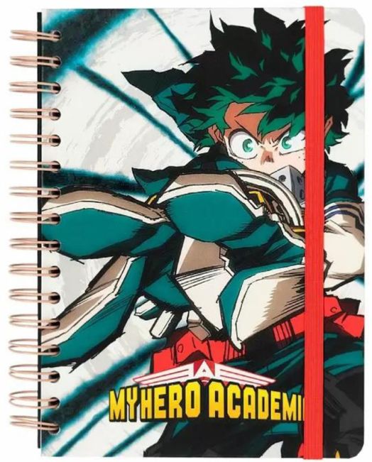 Тефтер My Hero Academia със спирала A5