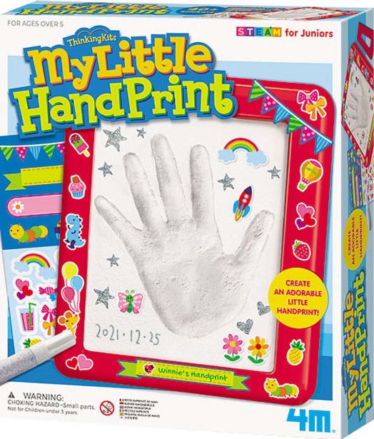 Отлей и оцвети 4M - Отпечатък от ръчичка