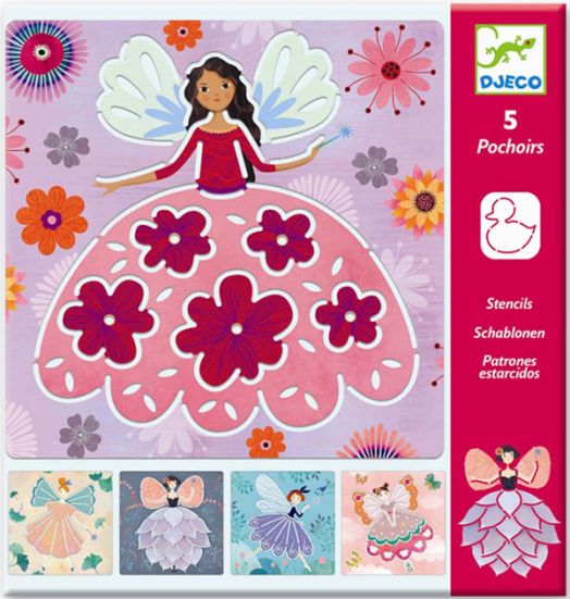 Шаблони за рисуване Djeco - Феи