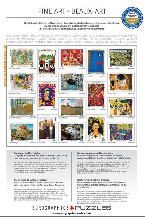 Пъзел Eurographics - Колаж, 1000 части