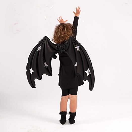 Фолиев балон PartyDeco - Прилеп със звезди, 85 х 50 см.