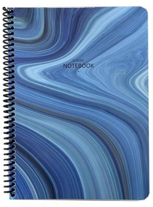 Тетрадка Keskin Color Classic, 80 листа с широки редове, асортимент