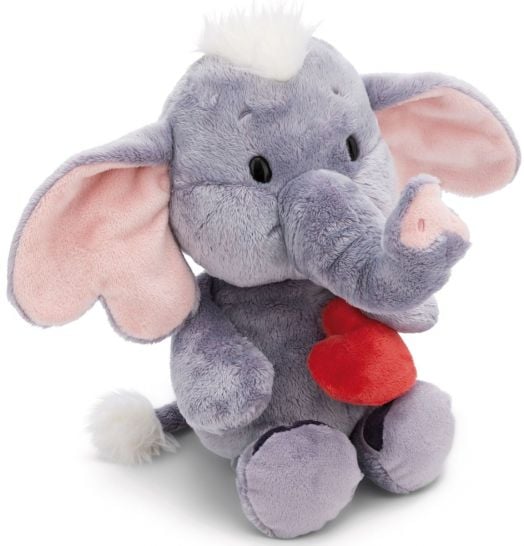 Плюшена играчка Nici - Слон, тъмносив