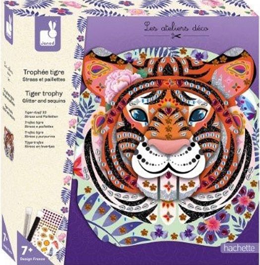 Креативен комплект Janod - Глава на тигър