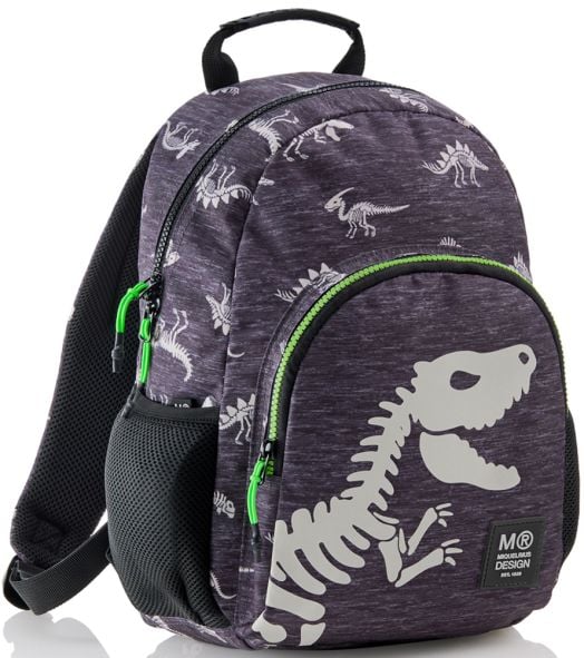 Раница Miquelrius T-Rex с едно отделение, светеща в тъмното, 12 л.