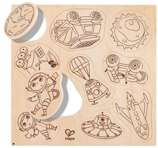 Комплект Hape - Направи си сам, Живот на Марс от магнити