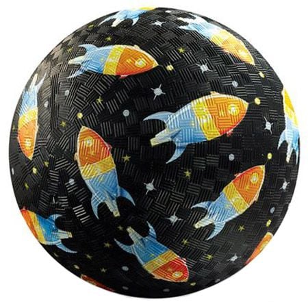 Топка за игра Crocodile Creek - Ракети, 13 см.