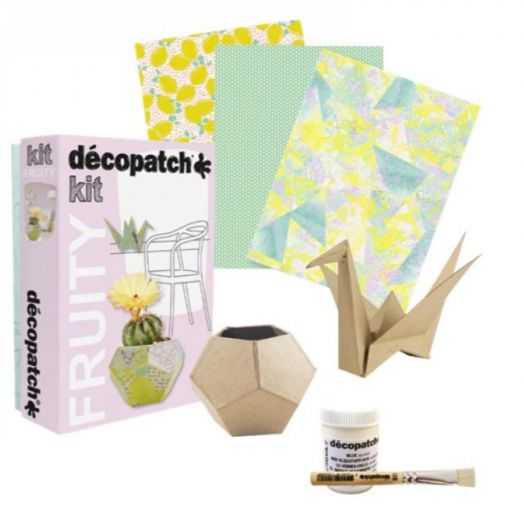 Комплект за декупаж - Ваза с кактус