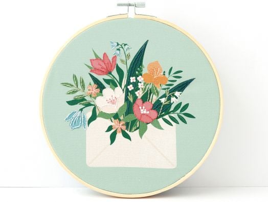 Комплект за бродиране Graine Creative - Букет