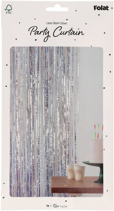 Завеса за врата Folat - Laser Beam Silver
