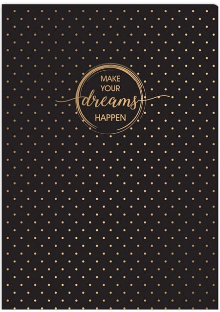 Тетрадка Lastva Gold Style А5, 50 листа с широки редове