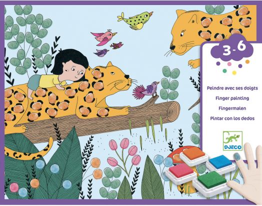 Творчески комплект Djeco - Рисуване с печати