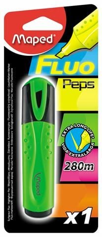 Текстмаркер Maped Fluo Peps, зелен