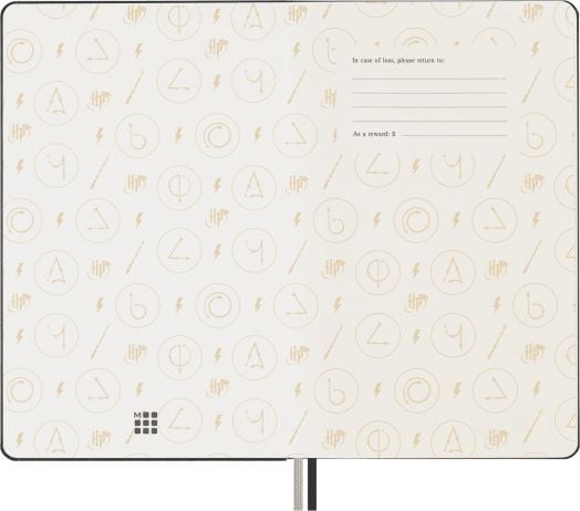 Комплект тефтер и ролер Moleskine Harry Potter Lumos