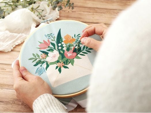 Комплект за бродиране Graine Creative - Букет