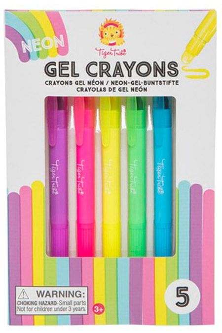 Неонови гел пастели Tiger Tribe, 5 цвята