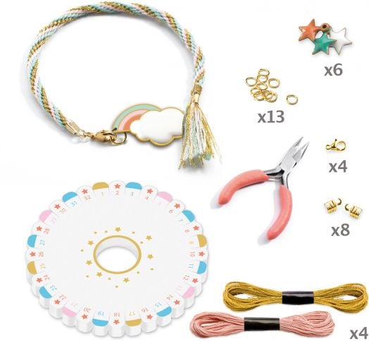 Творчески комплект Djeco - Направи сам бижута Celeste