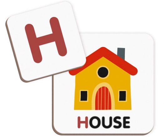 Детска магнитна книга Janod - Английската азбука