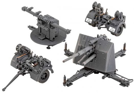 Сглобяем модел Revell - Зенитно оръдие 8,8 cm Flak 37 + Sd.Anh.202