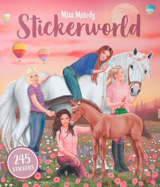 Книжка със стикери Тор Model Miss Melody