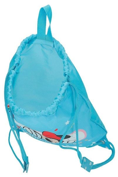 Торбичка Pepe Jeans Minnie Rainbow Sky Blue с връзки, синя