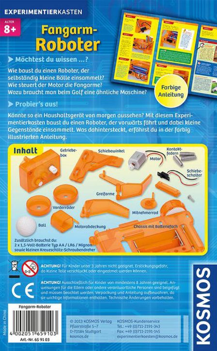 Творчески комплект Kosmos: Създай робот-ръка