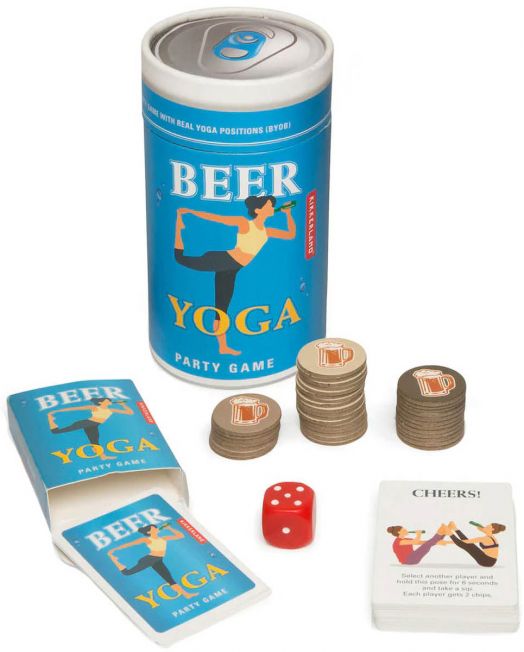 Парти игра Kikkerland - Beer Yoga