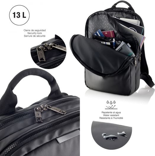 Раница за лаптоп Miquelrius Bag To Work Black, 43 х 32 х 5.5 см.