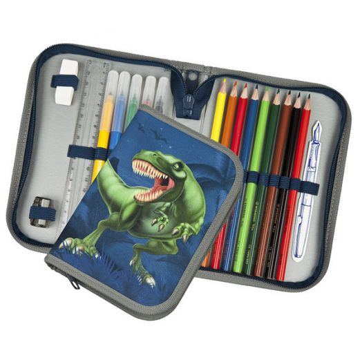 Комплект ученическа раница Дино, ергономик