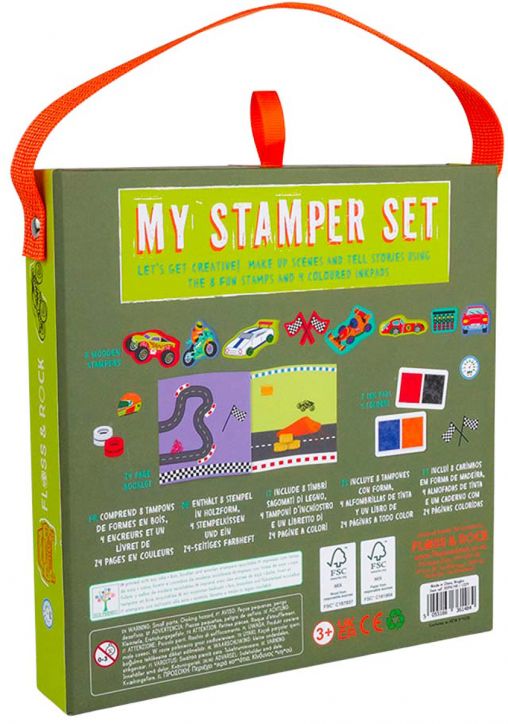 Творчески комплект с печати Floss & Rock - Cars